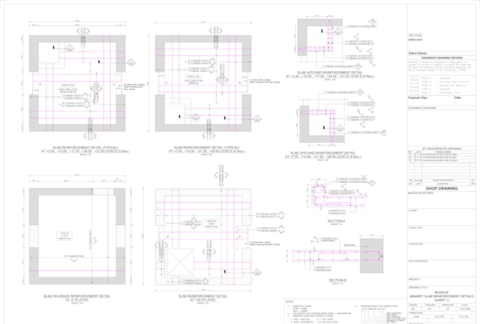 do rebar shop drawings and bar bending schedule bbs